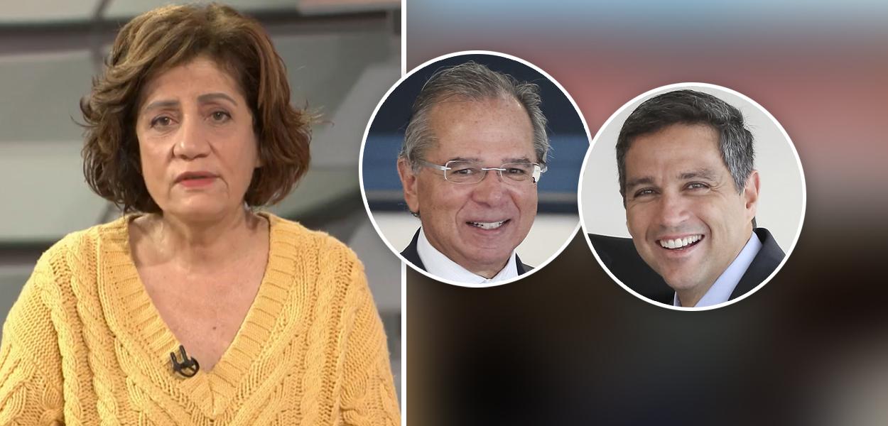 Miriam Leitão, Paulo Guedes e Campos Neto