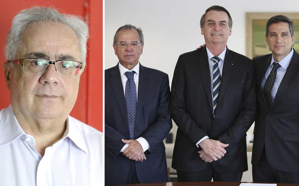 Nassif e Paulo Guedes com Bolsonaro e Campos Neto