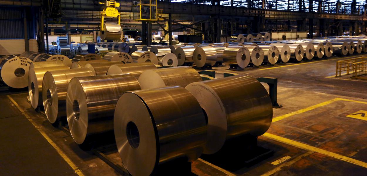 Fábrica de alumínio em Pindamonhangaba, SP