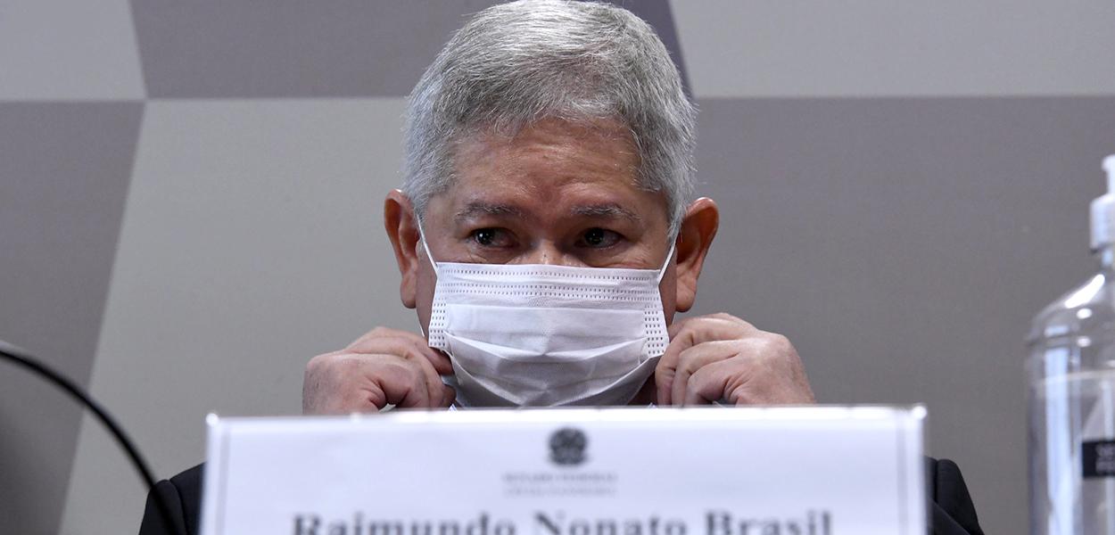 Raimundo Nonato Brasil em depoimento à CPI da Covid no Senado