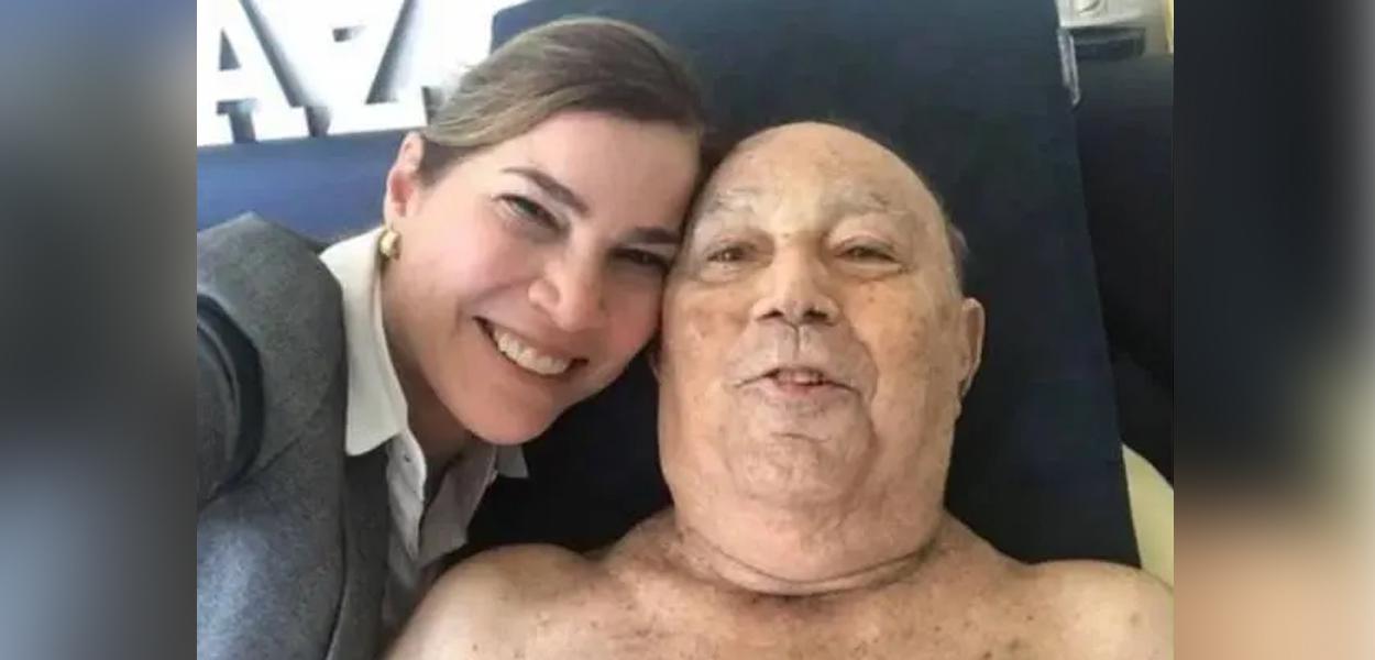 Mayra Pinheiro e o pai, César