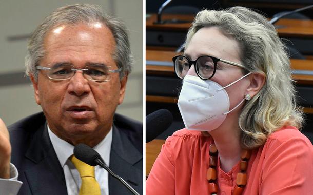 Paulo Guedes e Maria do Rosário