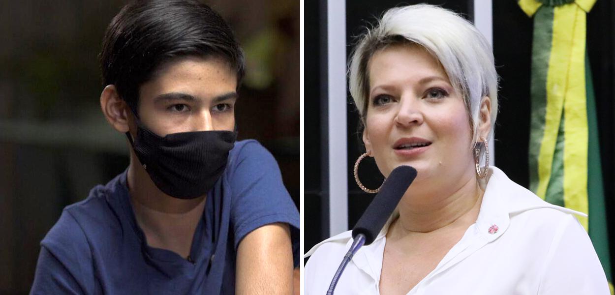 Tomás Covas e Joice Hasselmann