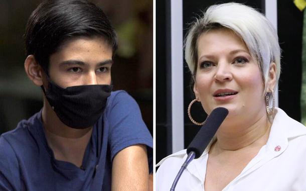 Tomás Covas e Joice Hasselmann