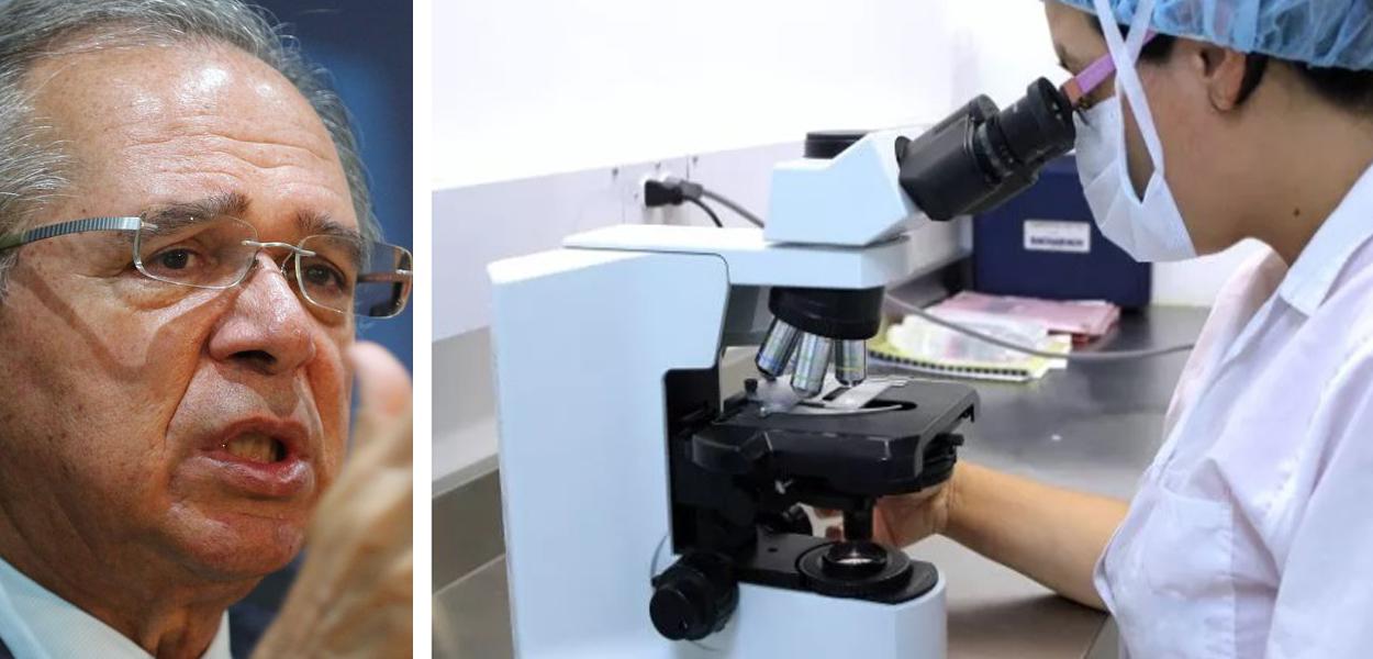 Ministro Paulo Guedes e uma pesquisa na área de Ciência e Tecnologia