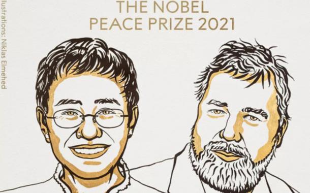 Maria Ressa e Dmitry Muratov