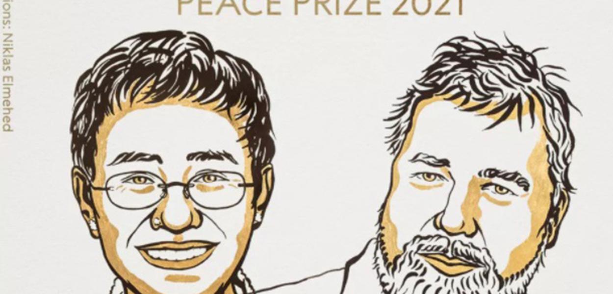 Maria Ressa e Dmitry Muratov