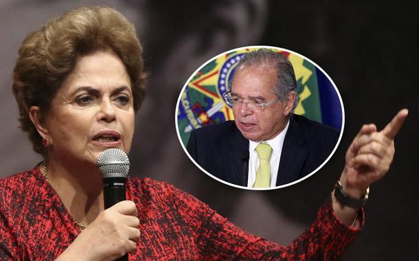 Dilma Rousseff e Paulo Guedes