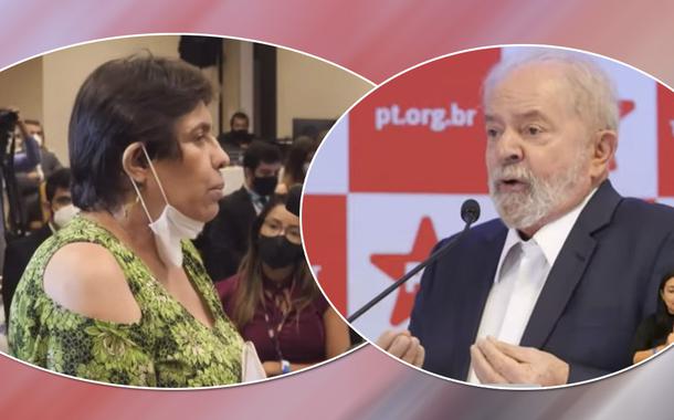 Jornalista Tereza Cruvinel e ex-presidente Lula