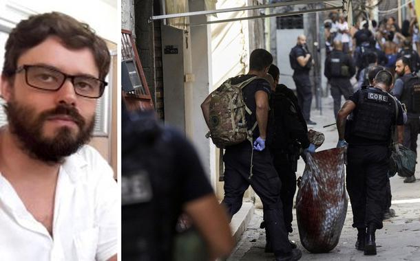 Pesquisador Pedro Barreto Pereira e uma operação policial do Rio