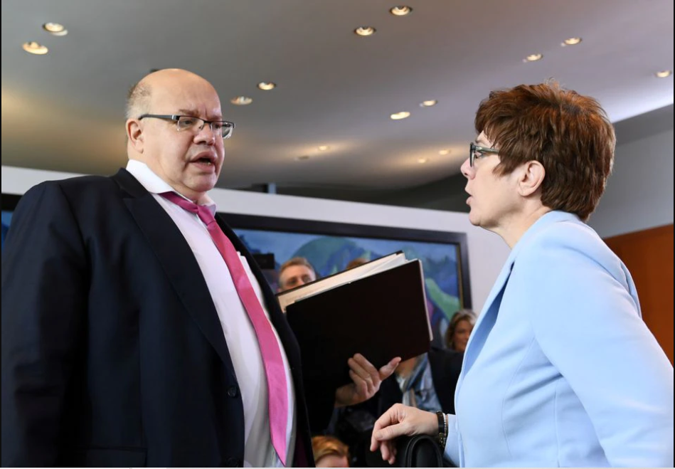 Peter Altmaier e Annegret Kramp-Karrenbauer