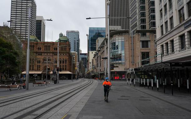 Sydney, Australia, durante a pandemia de Covid-19