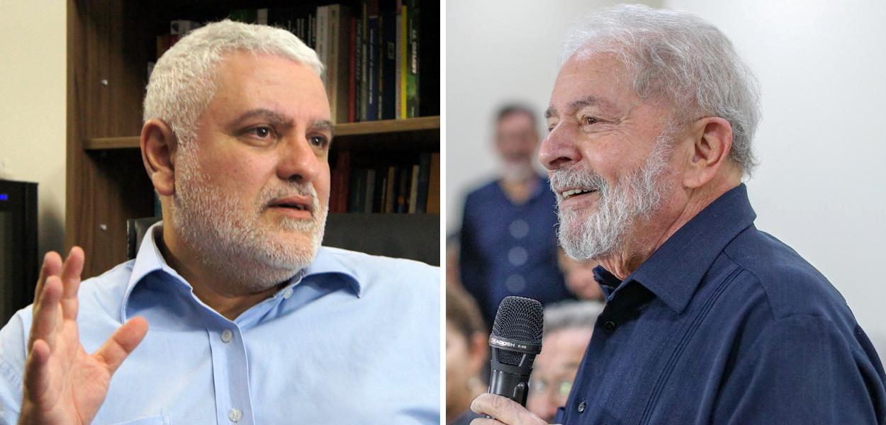 Cientista político Rudá Ricci e o ex-presidente Luiz Inácio Lula da Silva