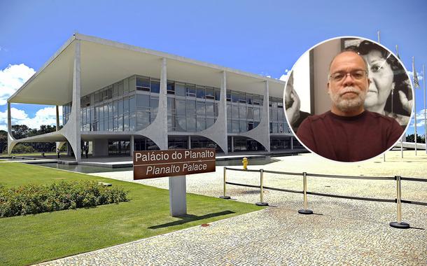 Planalto, sede do Poder Executivo federal, e o jornalista Chico Alves