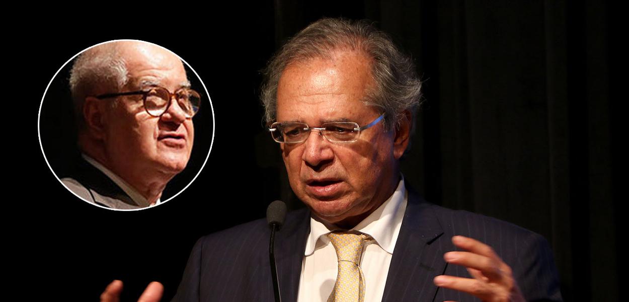 Elio Gaspari e o ministro da Economia, Paulo Guedes