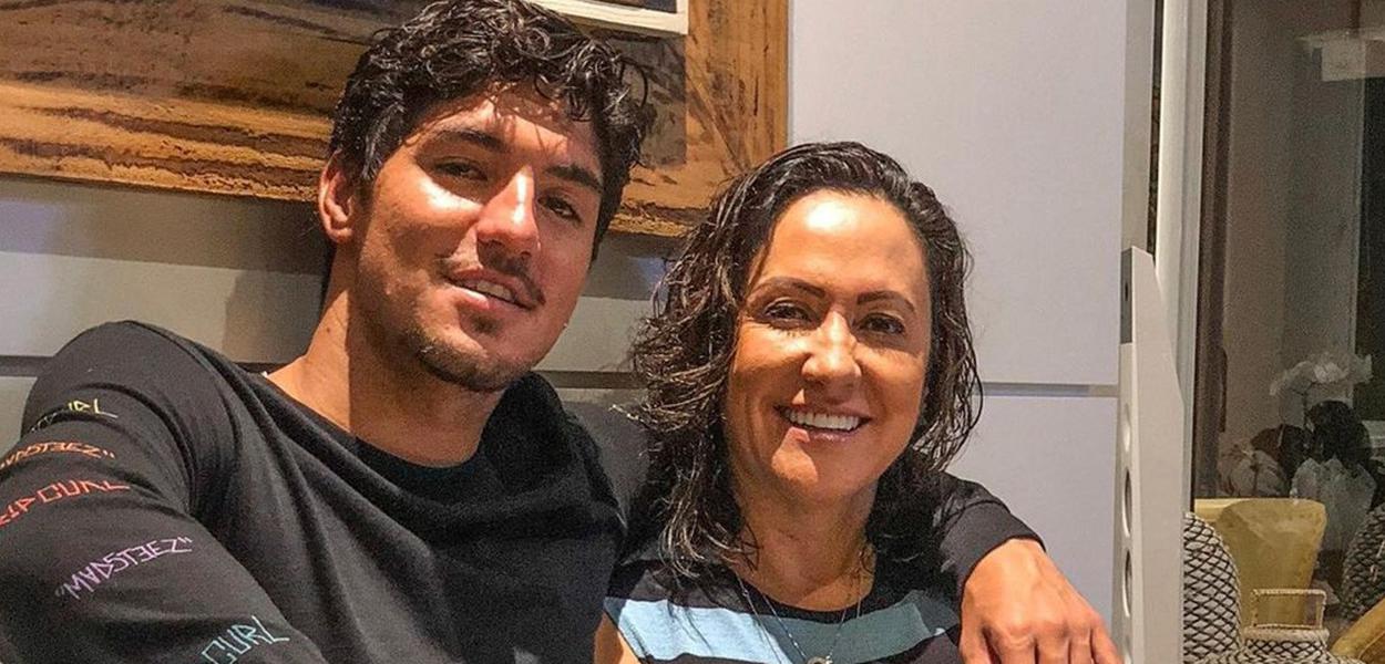 Gabriel Medina e a mãe, Simone Medina