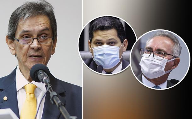 Roberto Jefferson, Davi Alcolumbre e Renan Calheiros