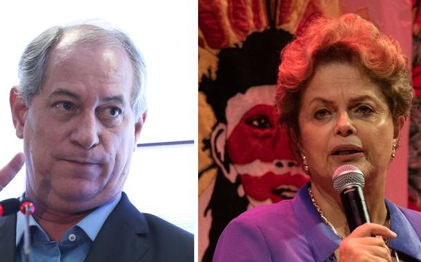 Ciro Gomes e Dilma Rousseff