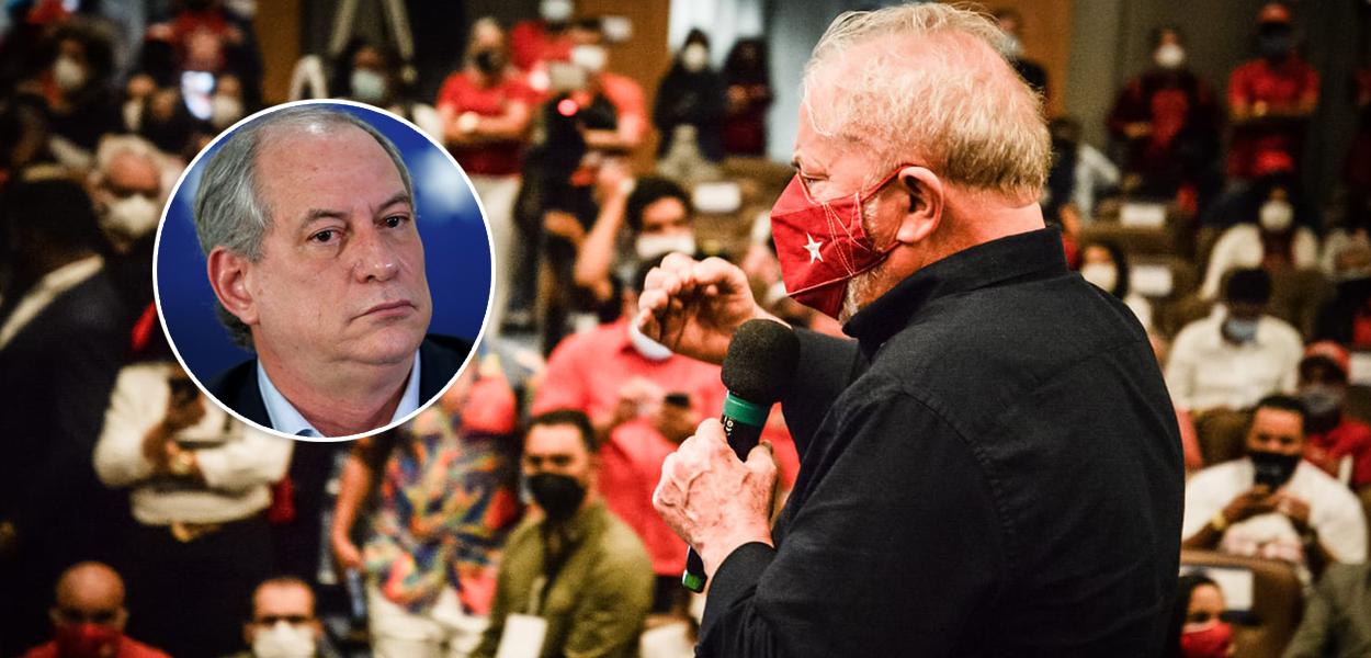 Ex-ministro Ciro Gomes e o ex-presidente Luiz Inácio Lula da Silva