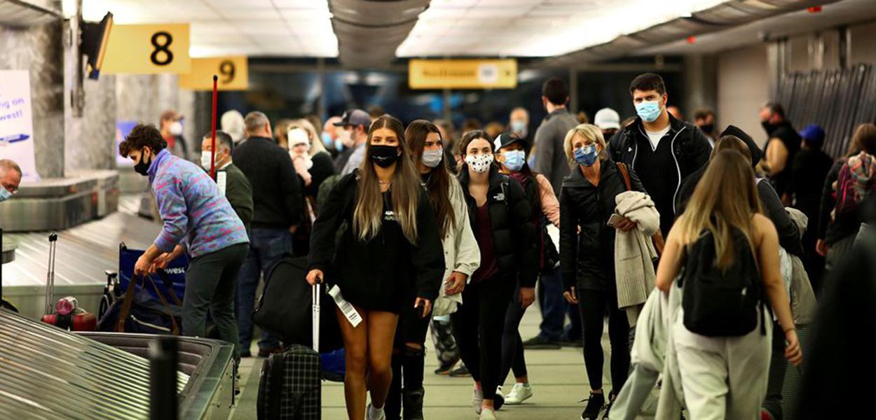 Aeroporto em Denver, Colorado, EUA
