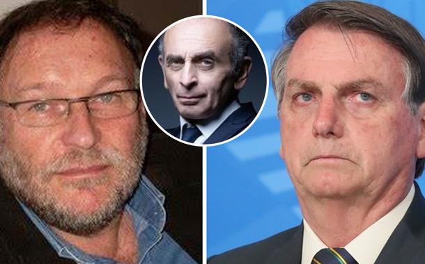 Milton Blay, Eric Zemmour e Jair Bolsonaro