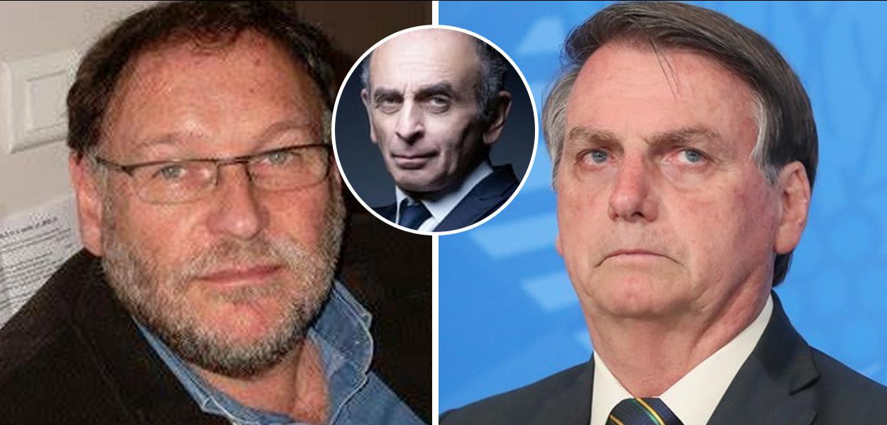 Milton Blay, Eric Zemmour e Jair Bolsonaro