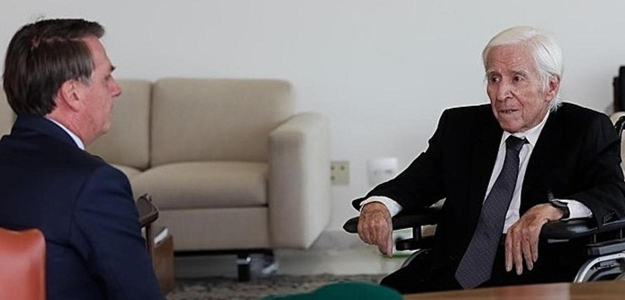 Jair Bolsonaro e Major Curió