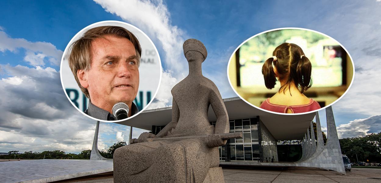 Jair Bolsonaro e o STF mais uma criança