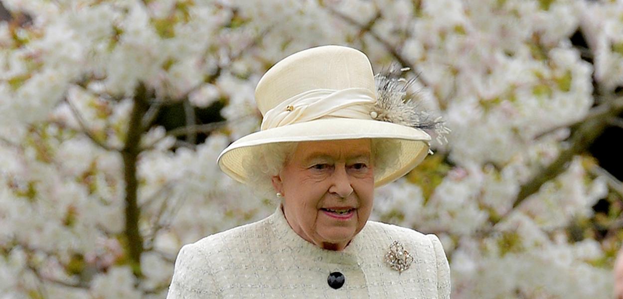 Rainha britânica Elizabeth durante cerimônia em Windsor, no sul da Inglaterra