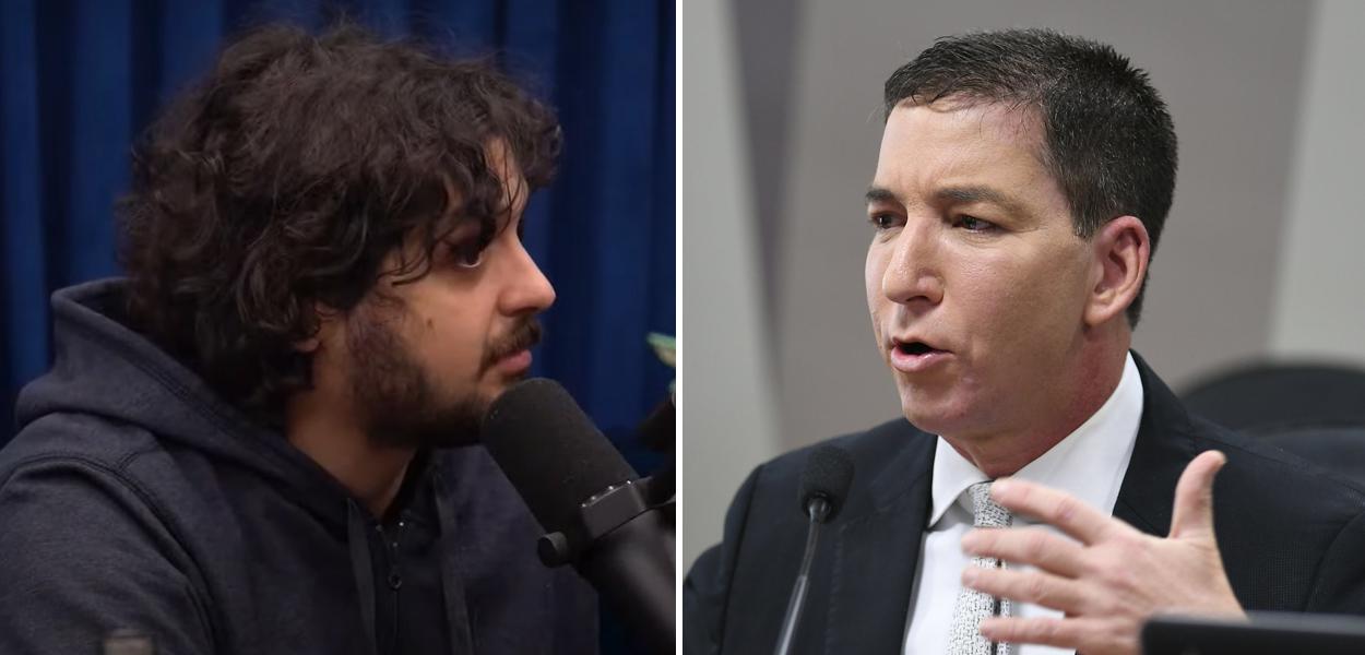 Monark e Glenn Greenwald