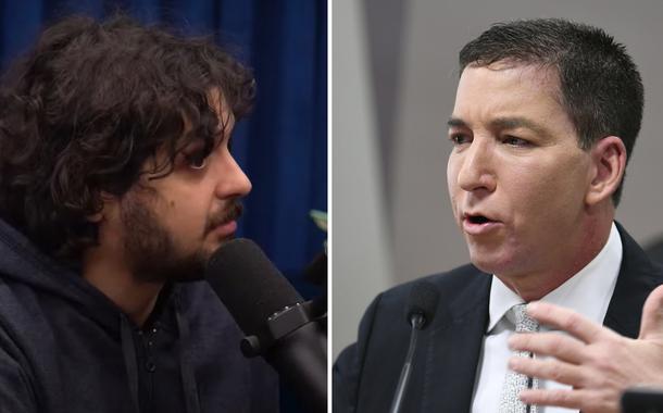 Monark e Glenn Greenwald