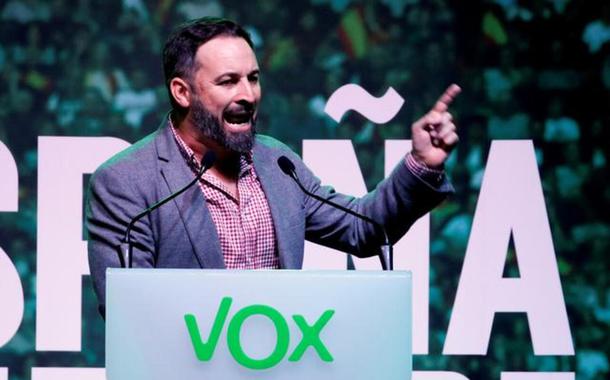 Santiago Abascal, líder do partido de extrema-direita espanhol Vox
