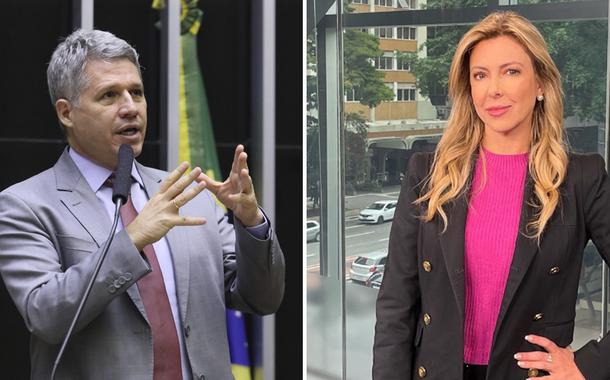 Paulo Teixeira e Thaméa Danelon