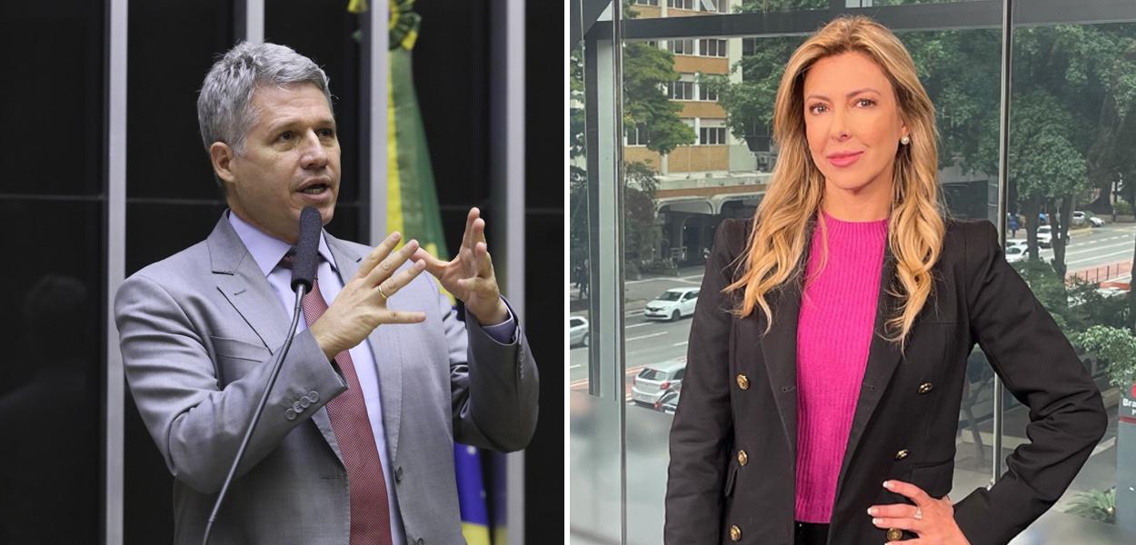 Paulo Teixeira e Thaméa Danelon