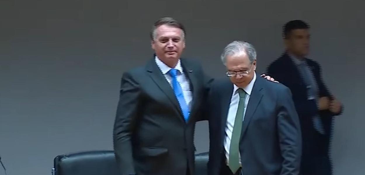 Jair Bolsonaro e Paulo Guedes