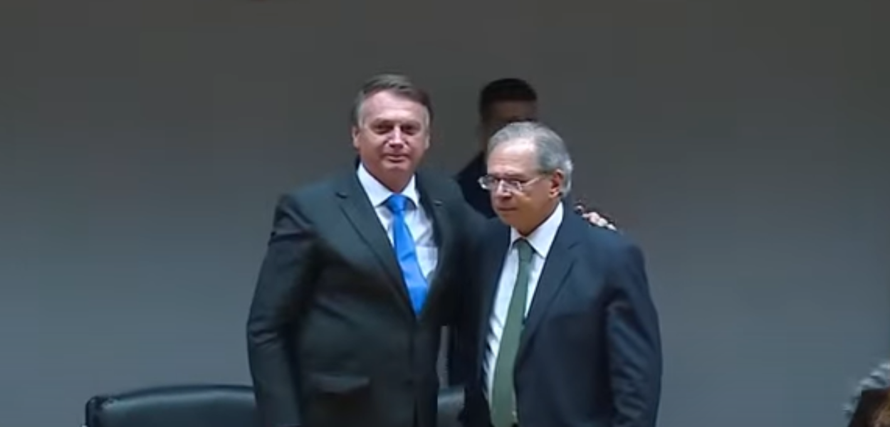 Jair Bolsonaro e Paulo Guedes