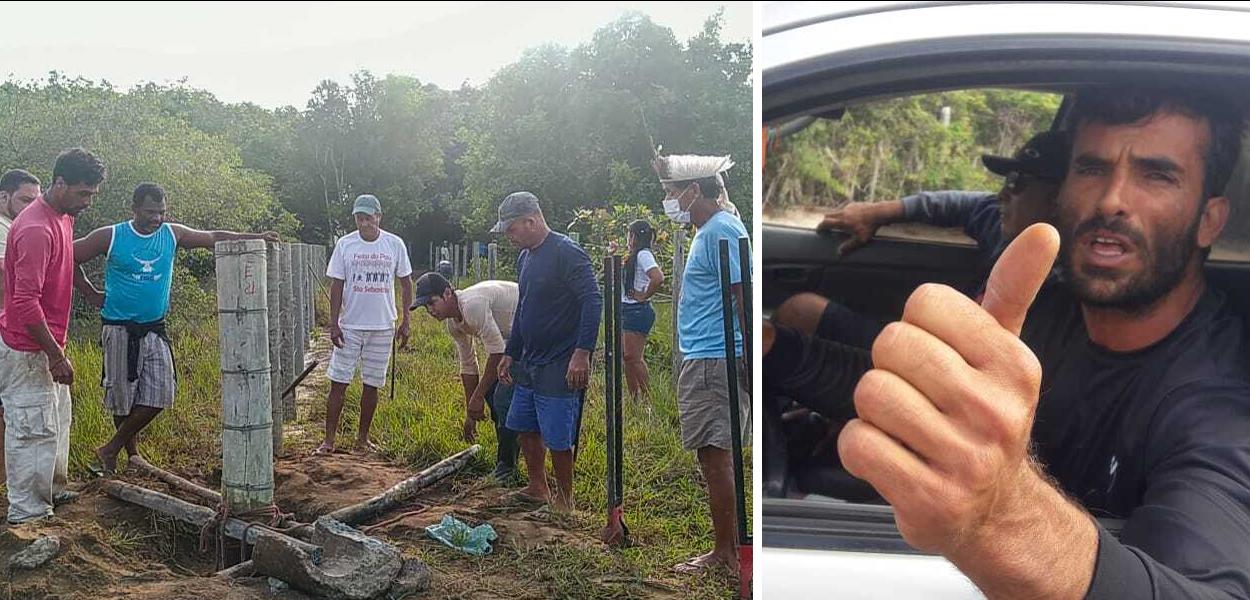 Indígenas de Prado (BA) e Lucas Lessa