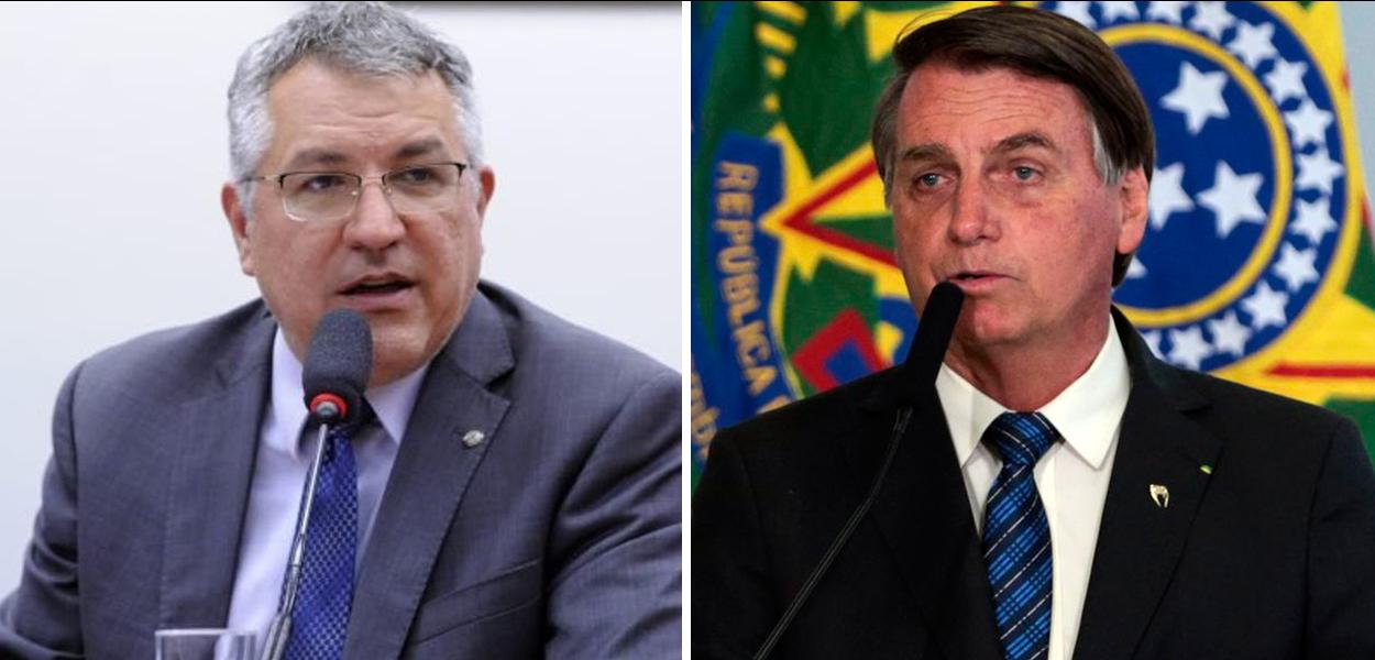 Alexandre Padilha e Jair Bolsonaro