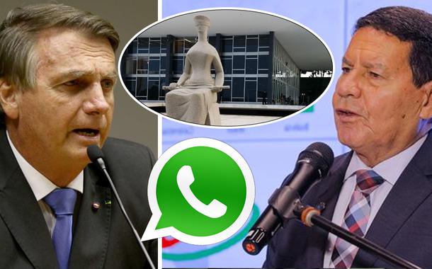 Jair Bolsonaro, Hamilton Mourão, STF e WhatsApp