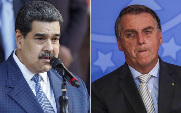 Nicolás Maduro e Jair Bolsonaro