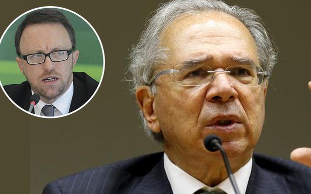 Jornalista Thomas Traumann e o ministro Paulo Guedes