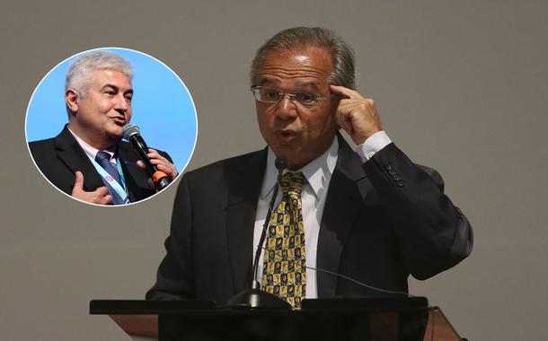 Ministros Marcos Pontes e Paulo Guedes