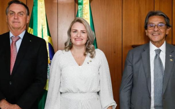 Bolsonaro, Graciela Nienov e Roberto Jefferson