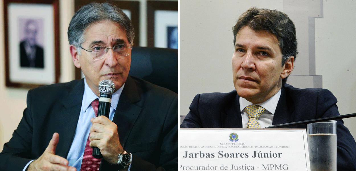 Fernando Pimentel e Jarbas Soares