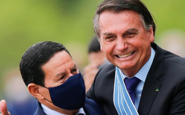 Hamilton Mourão e Jair Bolsonaro