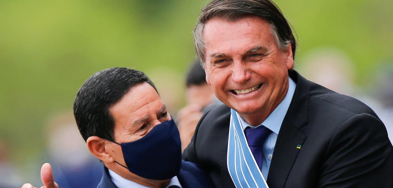 Hamilton Mourão e Jair Bolsonaro