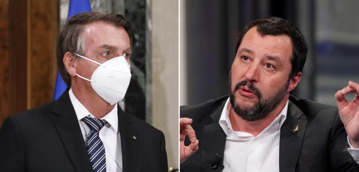 Bolsonaro e Matteo Salvini