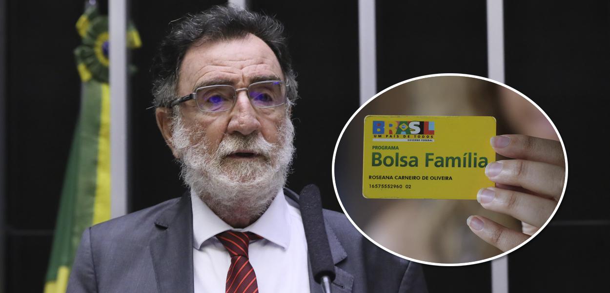 Patrus Ananias e cartão do Bolsa Família