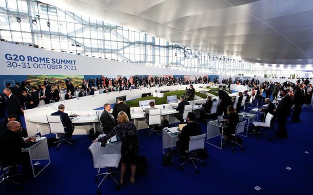 Vista de reunião de líderes do G20 em Roma
30/10/2021 REUTERS/Remo Casilli