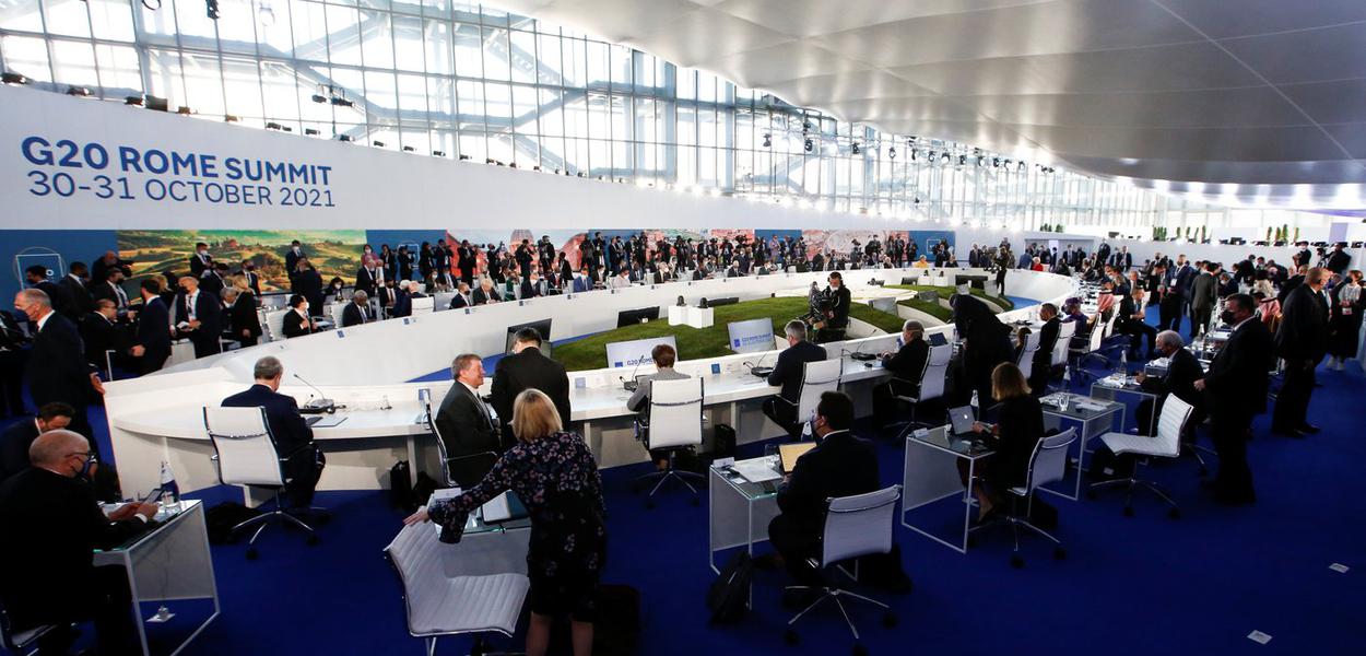 Vista de reunião de líderes do G20 em Roma
30/10/2021 REUTERS/Remo Casilli